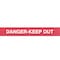 Queue Solutions WalPro 400, Red, 13' Red/White DANGER-KEEP OUT Belt WP400R-RWD130 - alternate 2
